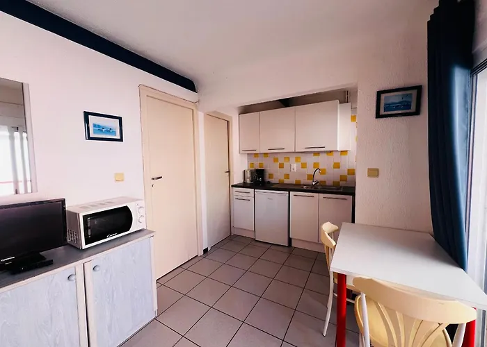 T2 Face A La Avec Terrasse Et Parking Prive A Argeles - Fr-1-309-554 *